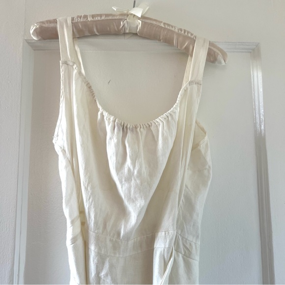 Calypso Saint Barth White Linen Midi Wrap Dress Sz. S - Picture 8 of 14